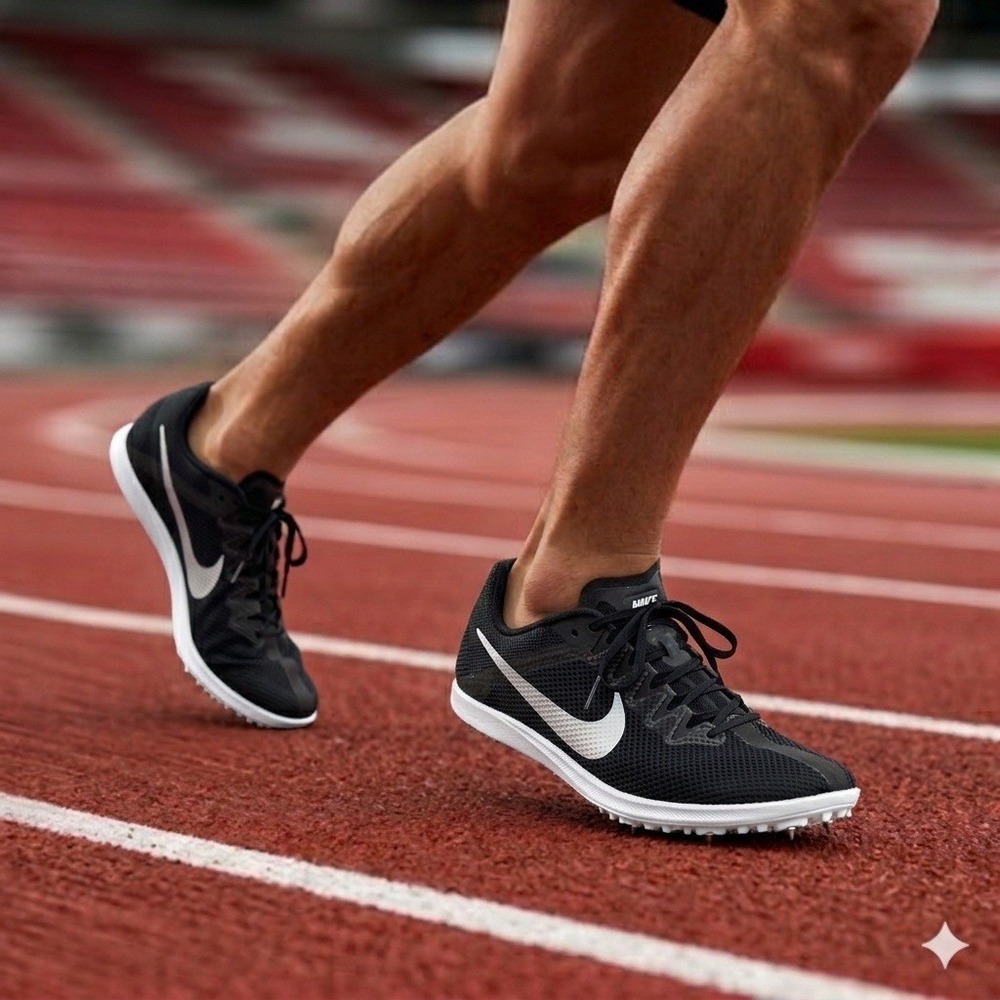 Nike Zoom Rival Distance Mens 11.5 Black Track Spikes FZ9653-001 **NEW**